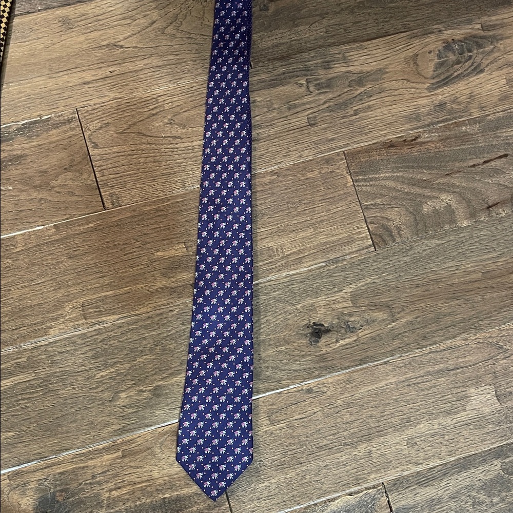 Thomas Pink Blue and Red Patterned Tie